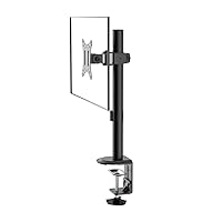 Greenhouse GH-AMDN1S-BK Monitor Arm, Compatible with 17-32 inches, Load Capacity - 19.8 lbs (9 kg), Simple 2-Axis Type, 3 Year Warranty