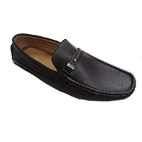 Mens Driving Loafer Shoes (10, Brown 64421)