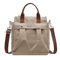 Crossbody Messenger Bags Canvas Women's Tote Bag Large Hobo Bag Fashion Shoulder Bag Purse Multi-pocket Work Bag