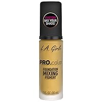 L.A. Girl PRO.matte Mixing Pigment Foundation, Yellow, GLM712