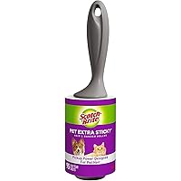 Scotch-Brite Pet Extra Sticky Hair Lint Roller, 95 Sheets(Packaging May Vary)