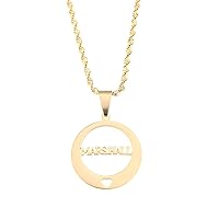 The Republic of Marshall Island Necklace for Women Girl Stainless Steel Jewelry Gifts