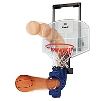 Mini Basketball Hoop with Rebounder and Ball - Over The Door Basketball Hoop With Automatic Ball Rebounder - Indoor Basketball Game For Kids