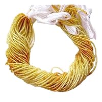 Natural 1 Strand 2-2.5 mm Yellow Opal Shaded Faceted Rondelle Beads| Micro Faceted Beads for Jewelry Making |13