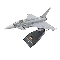 Scale Model Airplane 1:100 for Germany EF-2000 Fighter Model Scale Plane Model Plane Toy Finished Aircraft Collection Gift Miniature Crafts