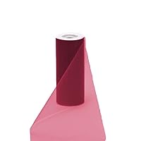 Offray Tulle Craft Ribbon, 6-Inch by 25-Yard Spool, Burgundy