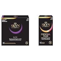 SKYN Elite 36 Count Ultra-Thin Condoms and SKYN Cocktail Club 10 Count Flavored Condoms
