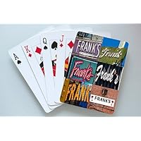 FRANK Personalized Playing Cards featuring photos of actual signs