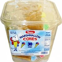 Marshmallow Cones-30 ct tub