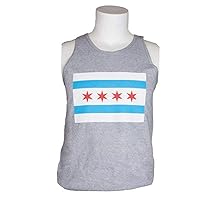 Fox Outdoor Products Men's City of Chicago Flag Tanks & Tees