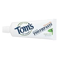 Tom's of Maine Fresh Mint Fluoride Whitening Toothpaste, 3 Ounce - 24 per case.24