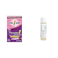 ONE A DAY Women's Prenatal 1 Multivitamin Including Vitamin A, Vitamin C & The Honest Company 2-in-1 Cleansing Shampoo + Body Wash