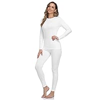 WEERTI Thermal Underwear for Women Long Johns Women with Fleece Lined, Base Layer Women Cold Weather Top Bottom