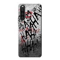R3073 Hahaha Blood Splash Case Cover for Sony Xperia 10 V
