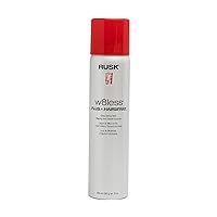 Designer Collection W8less Plus Extra Strong Hairspray, 10 Oz, Provides Texture, Natural Shine, and Long-Lasting, Touchable Support