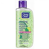 CLEANSING GEL CLEAN AND CLEAR MORNING ENERGY GEL CLEANSER PURIFYING APPLE SCENT SIZE 100 ML.