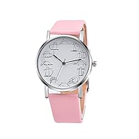 Wrist Watch, Retro Cartoon Cat Leather Band Analog Alloy Quartz Watch