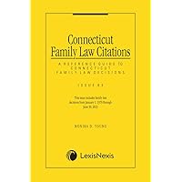 Connecticut Family Law Citations Connecticut Family Law Citations Kindle Paperback