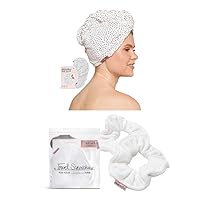 Kitsch Microfiber Hair Towel and Towel Scrunchie Bundle with Discount