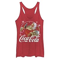 Coca-Cola Cola Santa Women's Racerback Tank Top