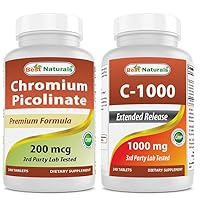 Chromium Picolinate 200 mcg & Vitamin C 1000 mg