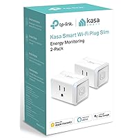 KP125P2 Plug Mini 15A, Apple HomeKit Supported, Smart Outlet Works with Siri, Alexa & Google Home, No Hub Required, UL Certified, Scheduling, Timer, 2.4G WiFi Only, 2-Pack, White