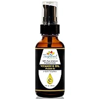 Vitamin E Oil, 100% Pure Max Strength 75,000 IU Vitamin E, Antioxidant Rich Skincare Oil for Face, Hair, Body & Nails, 2 oz