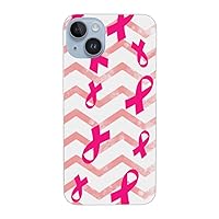Designed for iPhone 14 Case, Breast-Cancer-Awareness Phone Case 6.1 Inch 2022 Ip14 Plus-6.7in White