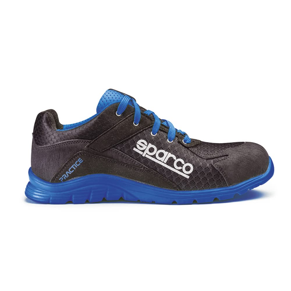 Sparco Practice Shoes Black/Blue Size 36