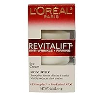 Loreal Revitalift Eye Cream 0.5 Ounce (14ml) (2 Pack)
