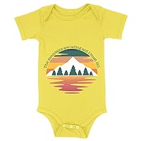 The Mountains Are Calling and I Must Go Baby Onesie - Adventure Themed Stuff - Cute Baby Gift
