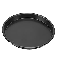 Non Stick Pizza Pan,Uniform Heat Transfer Carbon Steel Pizza Baking Tray Pizza Baking Plate Pies Tarts Quiches Cakes Baked Snacks Bakeware for Home Kitchen (Medium 23x9.3cm /