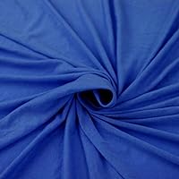 Stylish FABRIC Solid Color Rayon Spandex Heavy Jersey Knit Fabric/ 4-Way Stretch-(200GSM)/ DIY Projects, Royal Blue 1 Yard