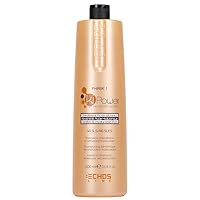 Echosline Ki-Power Hair Reconstruction Phase 1 Keratin Shampoo (Sulfate Free) 1000 Ml 1 L - Free Starry Lip Plumping Gloss 10ml