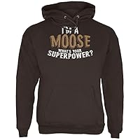 Old Glory I'm A Moose What's Your Superpower Mens Hoodie
