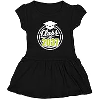 inktastic Class of 2037 Badge with Graduation Cap in Green Toddler Dress