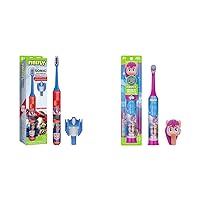 FIREFLY Transformers Sonic Toothbrush with 3D Cover Ages 3+ and My Little Pony Power Toothbrush with 3D Cover Ages 3+ Bundle