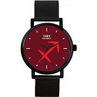 Red Sagittarius Watch Ladies 38mm Case 3atm Water Resistant Custom Designed Quartz Movement Luxury Fashionable