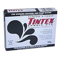 Lot of 1 Tintex Brand Black Fabric Dye 44