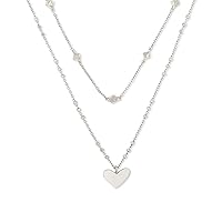 Kendra Scott Ari Heart Multistrand Necklace, Fashion Jewelry for Women