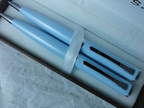 Cross Limited Edition Sage Cerulean Blue Pen and Pencil Set