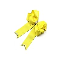 Ribbon for Penlights, Cheering Fan, Presentation Goods, Concert Light Ribbon, Includes Bijou (Lemon Yellow)