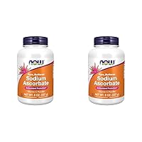 NOW Supplements, Sodium Ascorbate Powder, Buffered, Antioxidant Protection*, 8-Ounce (Pack of 2)