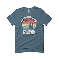 Retro Vintage Funny Boats and Hoes Prestige Worldwide Step Brothers Graphic Humor for Men T Shirt