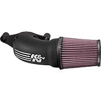 K&N Cold Air Intake Kit: High Performance, Guaranteed to Increase Horsepower: 50-State Legal: Fits 2017-2018 HARLEY DAVIDSON (Road King, Ultra Limited, Street Glide, Special, Freewheeler)57-1139