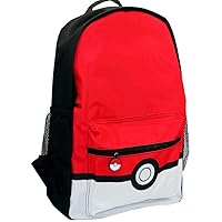 Backpack Set to Choose From | Pokeball Motif | Pokemon | Children's Bag, Backpack Set: Backpack, black, Black, XL, Black, X-Large