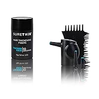 SURETHIK 15g Hair Thickening Fiber (Medium Brown) + Patented Application Tools