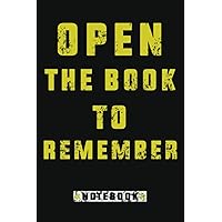 Open The Book To Remember Notebook: A Special Notebook For People With Alzheimer's Disease Helps Them To Memorize And Remember All Events
