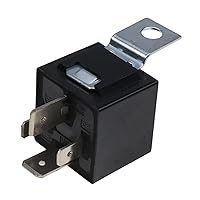 ZTUOAUMA 12V 70A SPST Mini ISO Relay with Bracket 1987452C1 87522476 for New Holland Case Tractors 007793041