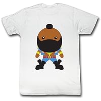 Mr. T Men's Bubble T-Shirt White